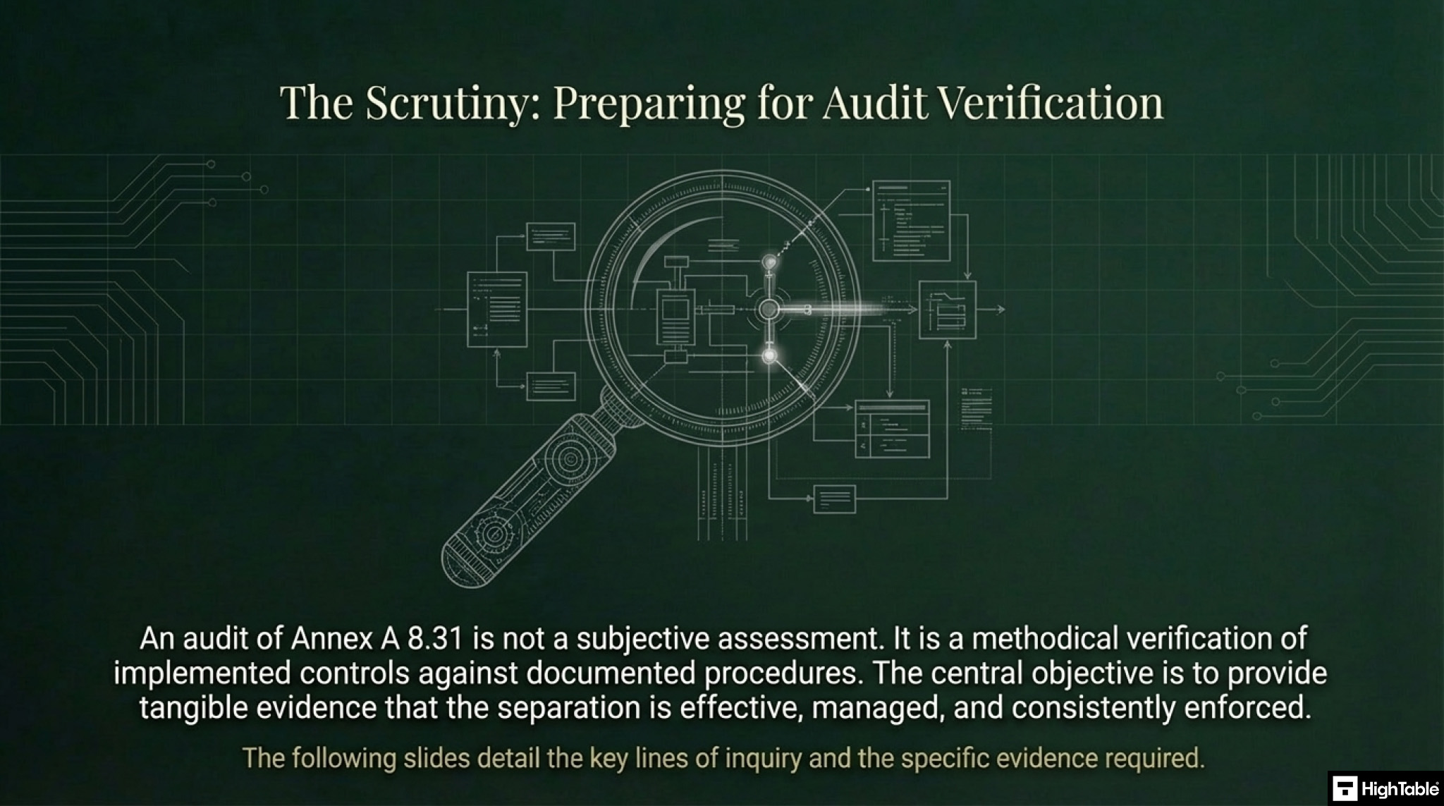 ISO 27001 Annex A 8.31 Separation of Development, Test and Production Environments - how to pass the audit