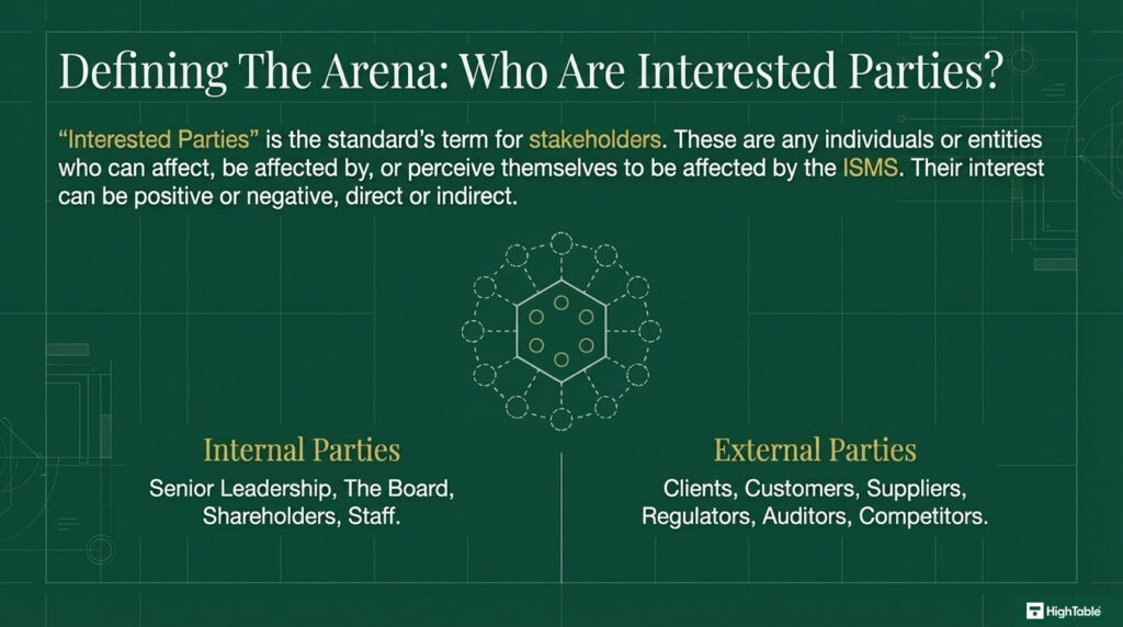 ISO 27001-2022 Clause 4.2 Understanding The Needs And Expectations of Interested Parties Explained - Who are the interested parties? - 4