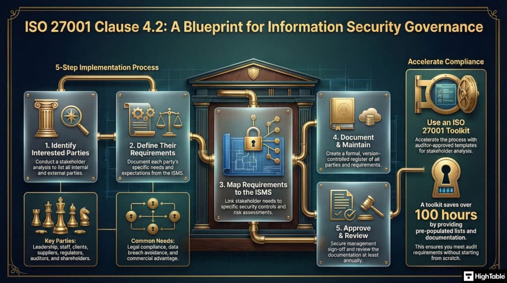 ISO 27001 Clause 4.2 Infographic