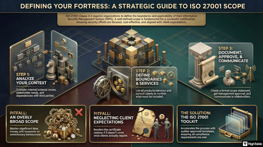 ISO 27001 Clause 4.3 Infographic
