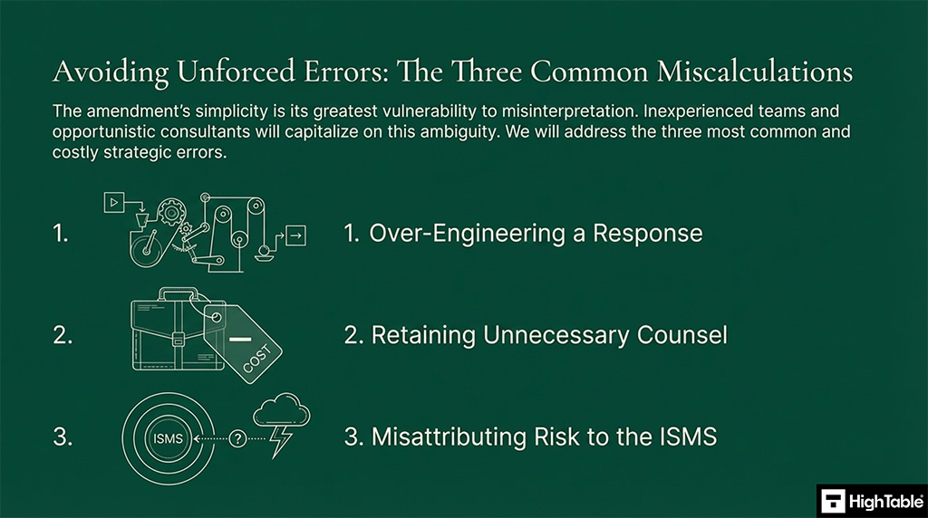ISO27001-2022 Amendment 1 Climate Action Changes - The 3 common mistakes people make
