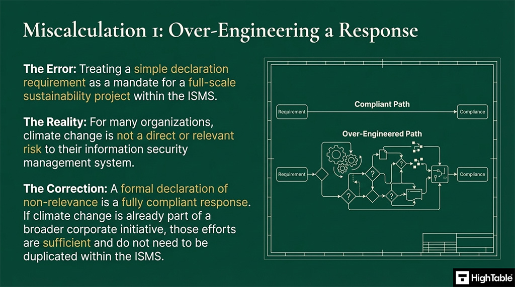 ISO27001-2022 Amendment 1 Climate Action Changes - the simple solution