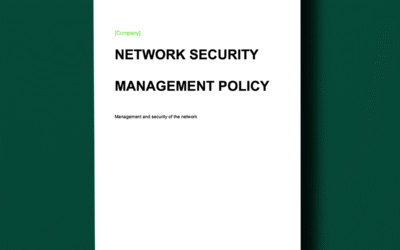 ISO 27001 Network Security Policy Explained + Template