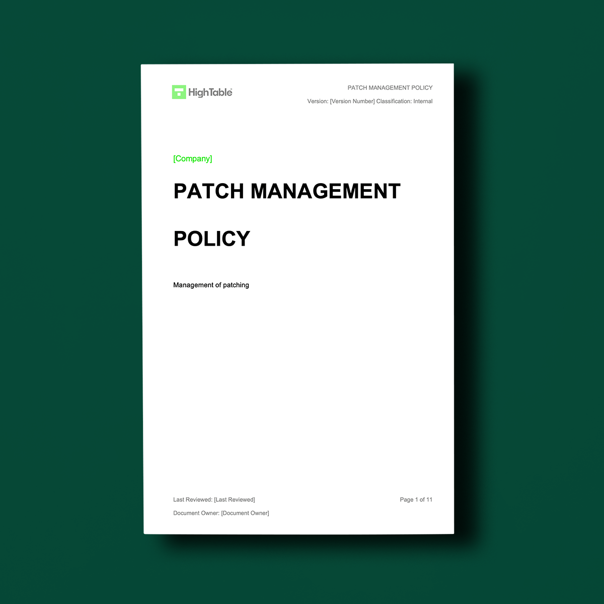 ISO 27001 Patch Management Policy Beginner’s Guide