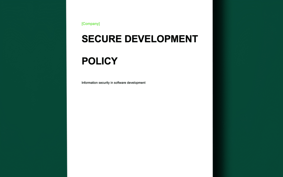 ISO 27001 Secure Development Policy Explained + Template