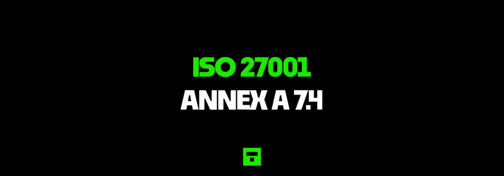 ISO 27001 Annex A 7.4 Physical security monitoring