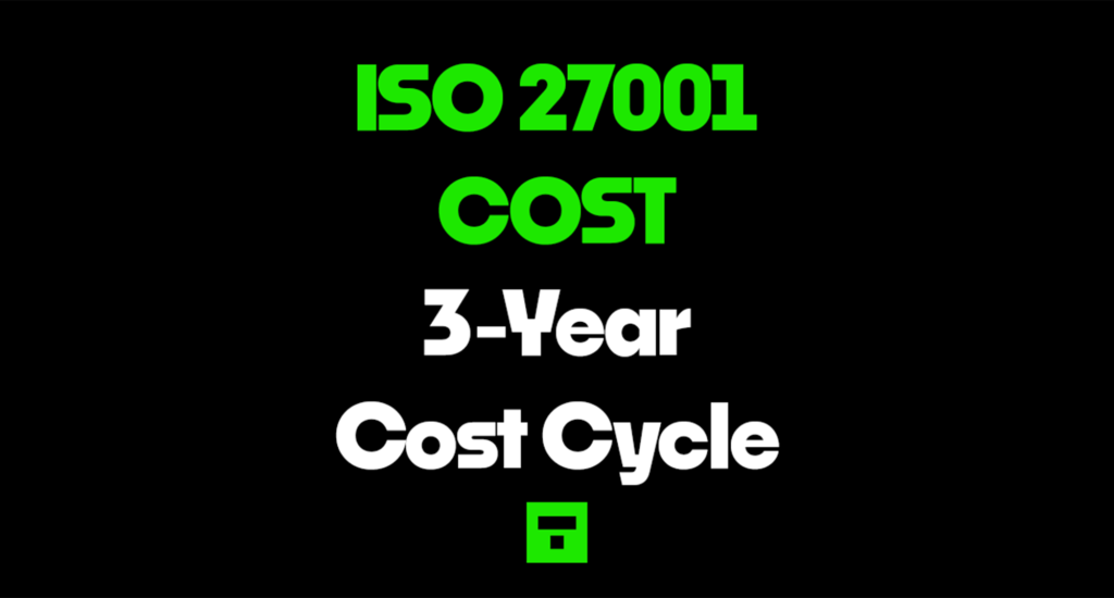 ISO 27001 3 year cost cycle guide