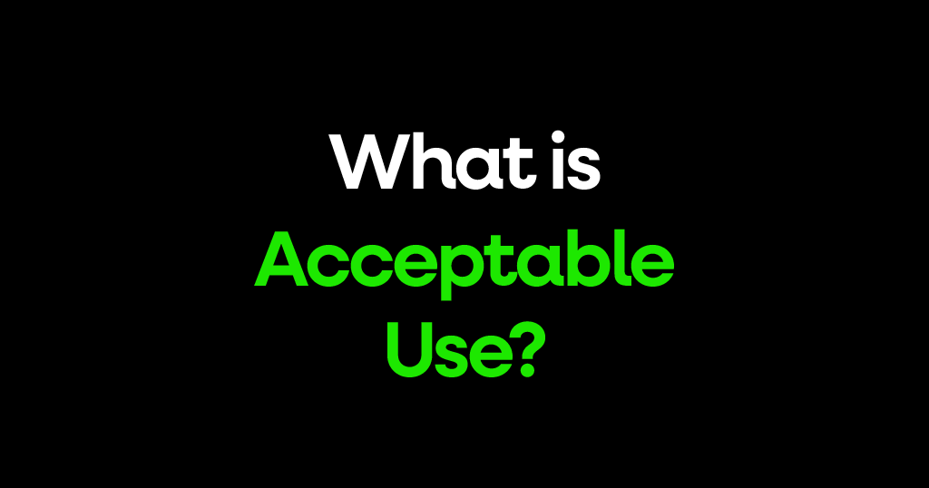 What is ISO 27001 acceptable use?