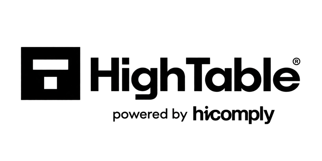 High Table Compliance Platform - powered by Hicomply