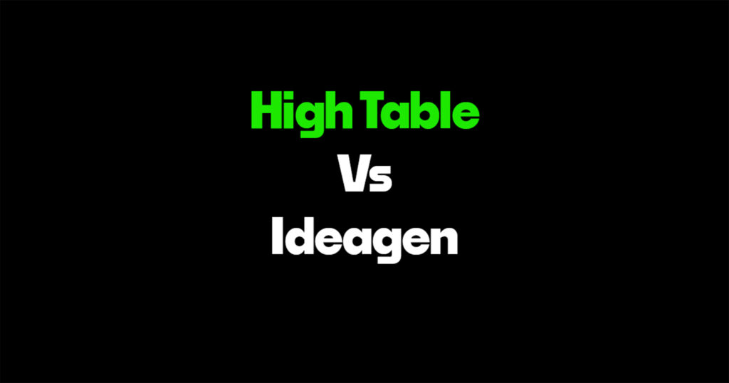 High Table vs Ideagen